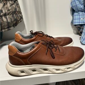 Johnston & Murphy Brown Leather Sneakers